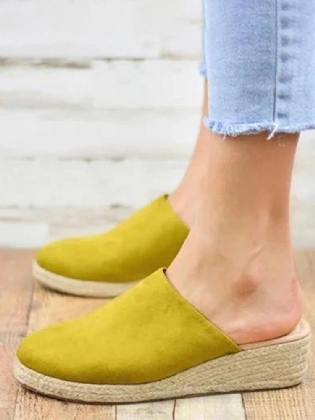 Dame Lukket Tå Bærbare Casual Wedges Sandaler