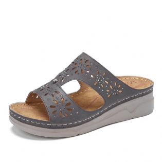 Dame Rhinestone Hul T-rem Behagelige Casual Sandaler