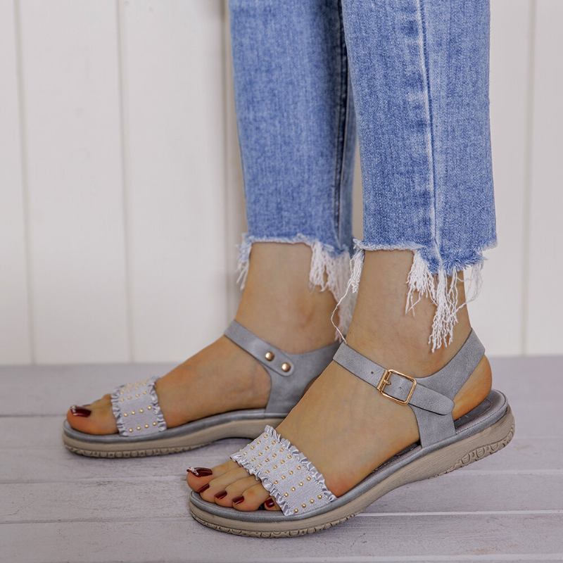 Dame Spænde Strap Comfy Casual Sandaler