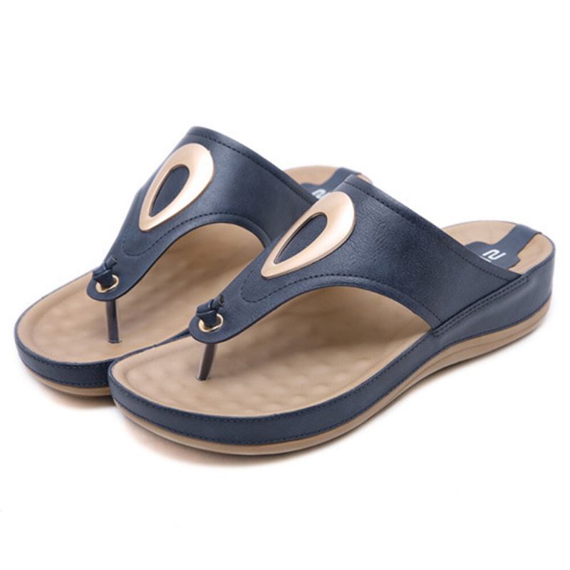 Kvinder Casual Clip Toe Flip Flops Sandaler