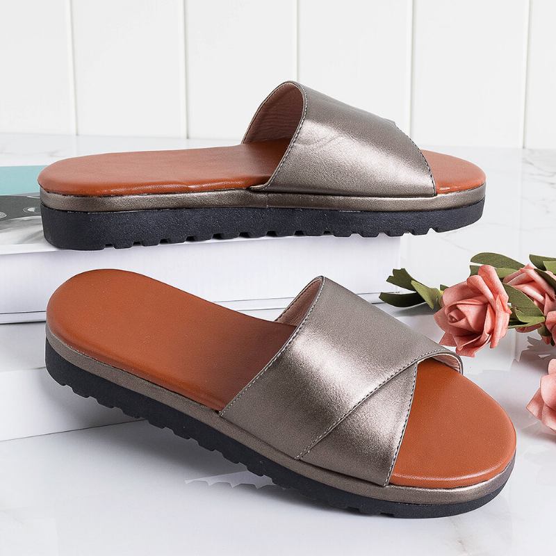 Kvinder Casual Wedges Beach Slide Sandaler