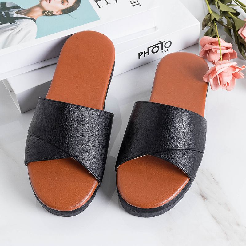 Kvinder Casual Wedges Beach Slide Sandaler