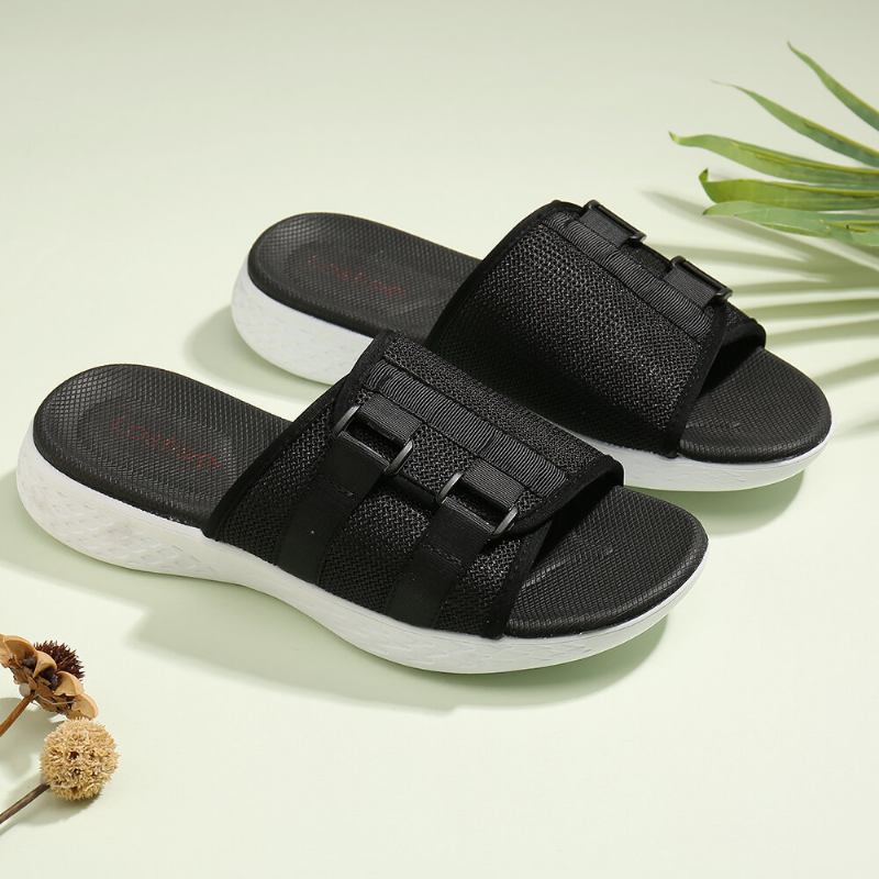 Kvinder Slip On Casual Sommer Daglige Flade Sandaler