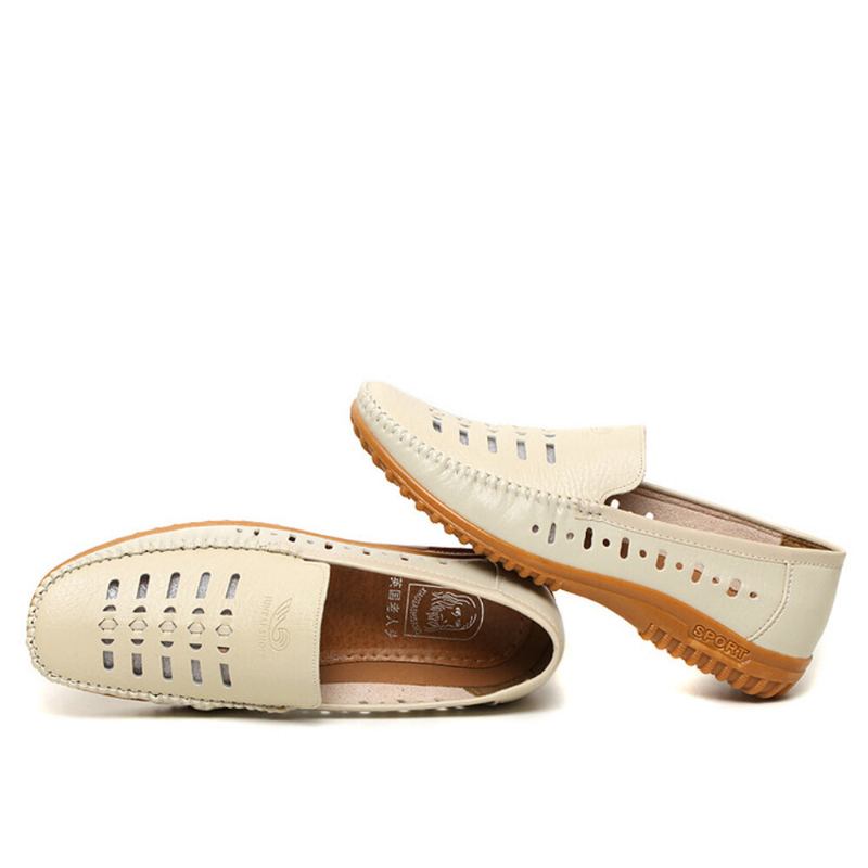 Mænd Åndbar Hollow Out Slip On Casual Sandaler