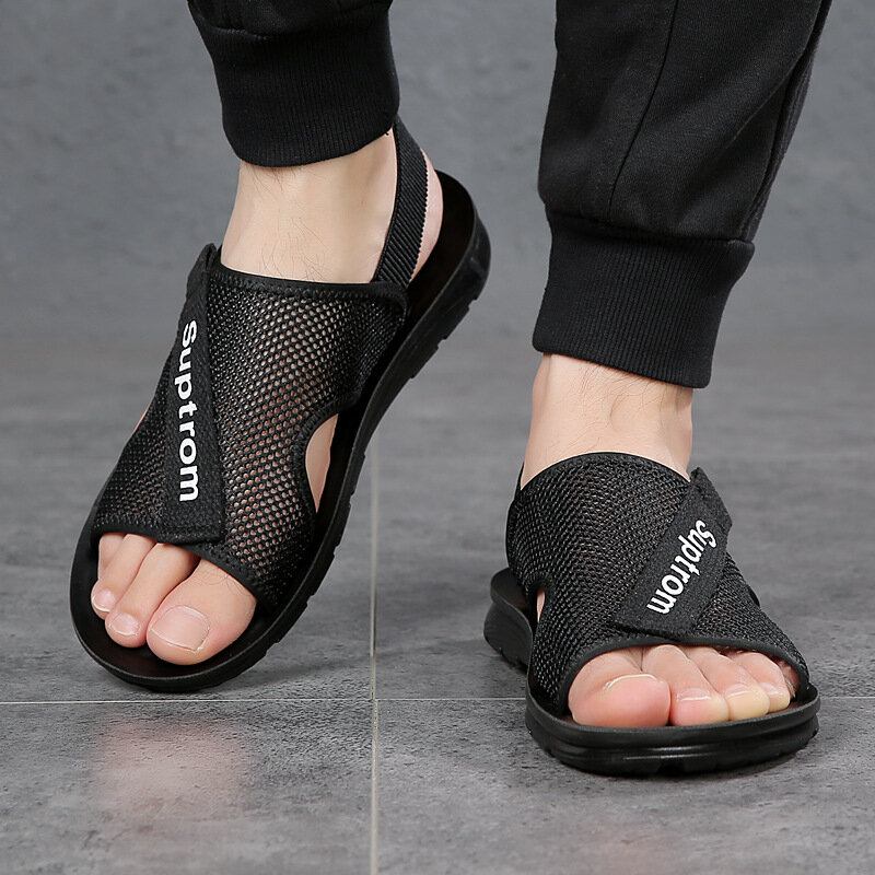 Mænd Two Ways Casual Beach Slip On Hollow Outdoor Sandaler