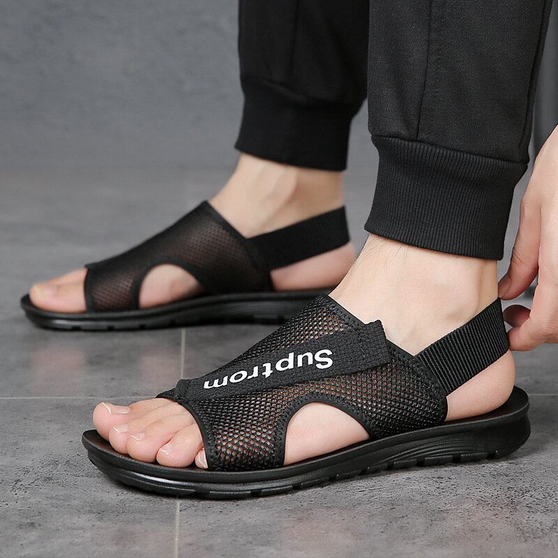 Mænd Two Ways Casual Beach Slip On Hollow Outdoor Sandaler