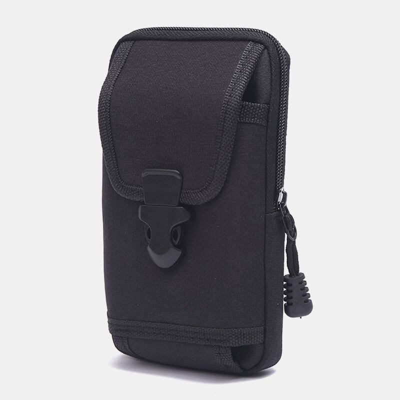 Mænd Canvas Slidfast Casual Sport 6.8 Tommer Telefontaske Taljetaske Tactical Bag