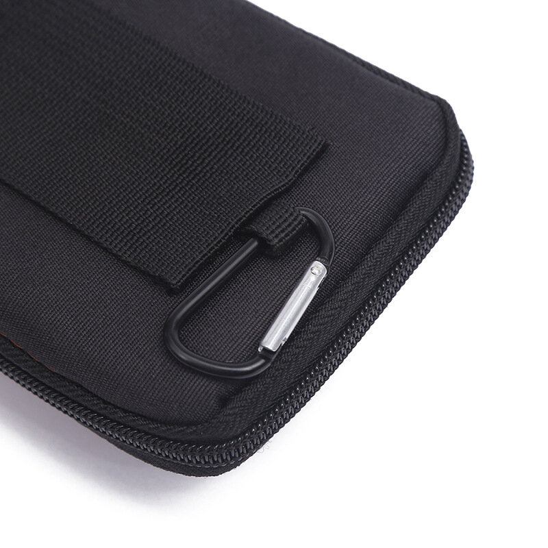 Mænd Canvas Slidfast Casual Sport 6.8 Tommer Telefontaske Taljetaske Tactical Bag