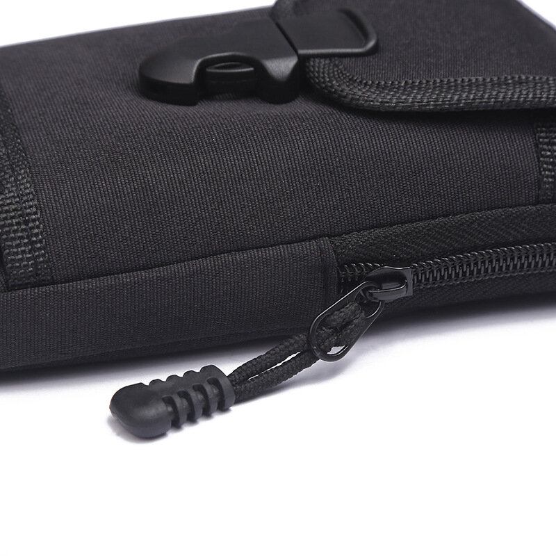 Mænd Canvas Slidfast Casual Sport 6.8 Tommer Telefontaske Taljetaske Tactical Bag