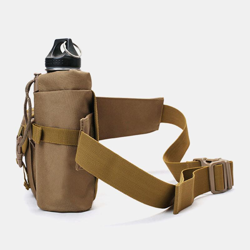 Mænd Nylon Camouflages Multifunktion Udendørs Vandflaske Taljetaske Tactical Bag