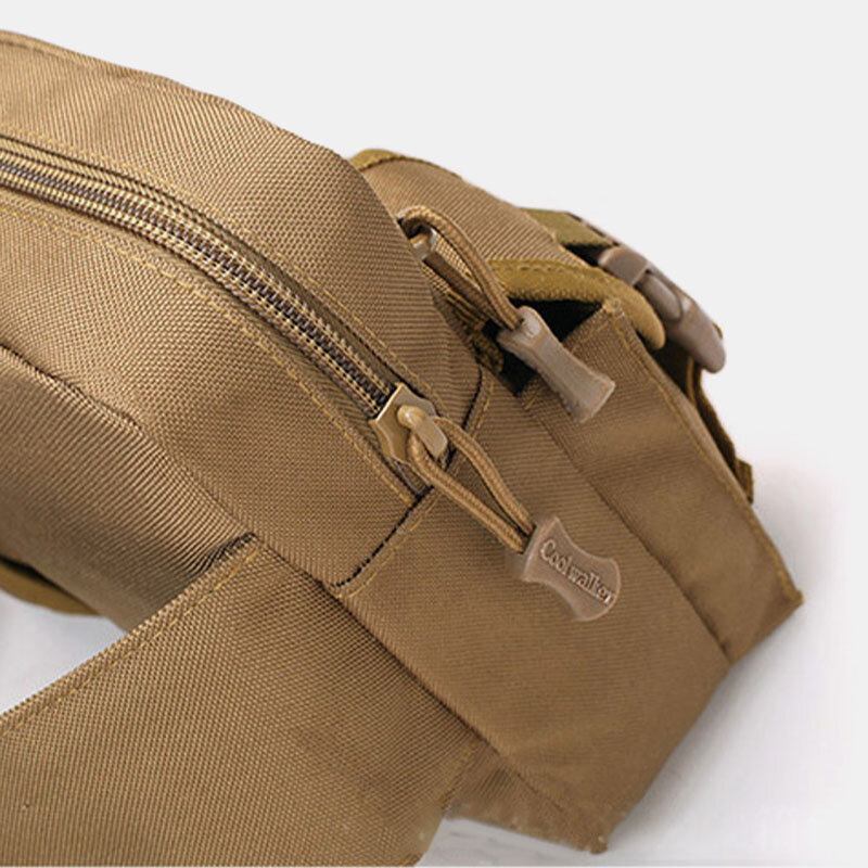 Mænd Nylon Camouflages Multifunktion Udendørs Vandflaske Taljetaske Tactical Bag