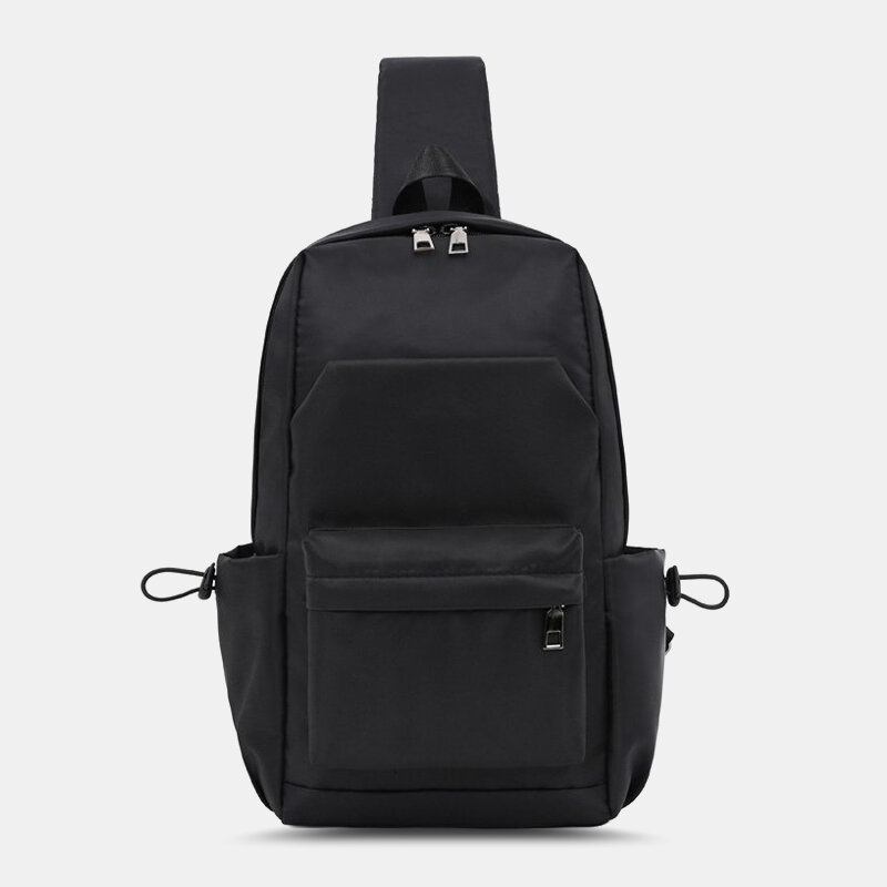 Mænd Oxford Brysttaske Med Stor Kapacitet Multi-lommer Crossbody Taske Skuldertaske