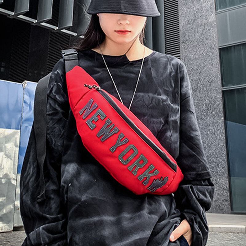 Mænd Reflekterende Vandtæt Sporty Crossbody Taske Brysttaske