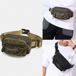Mænd Vandtæt Multi-pocket Camouflage Outdoor Brysttaske Bæltetaske Sling Bag