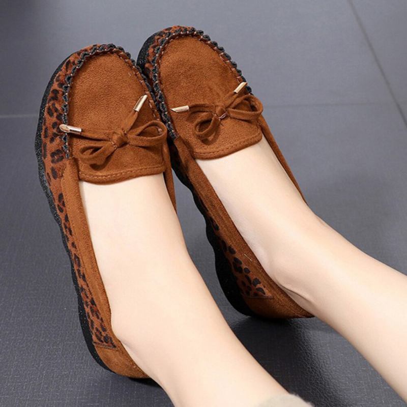 Dame Ruskind Bowknot Comfy Non Slip Casual Loafers