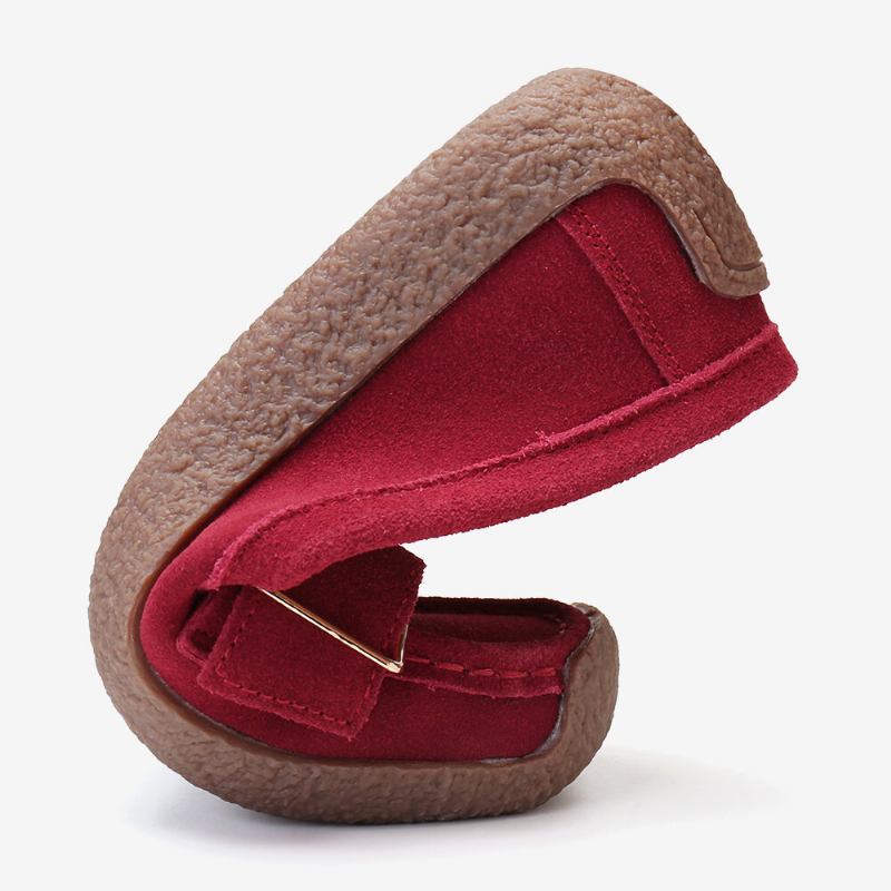 Kvinder Blød Sålspænde Åndbar Casual Slip On Flats