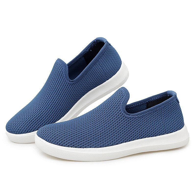 Kvinder Casual Åndbar Mesh Klud Blød Sål Slip-on Loafers