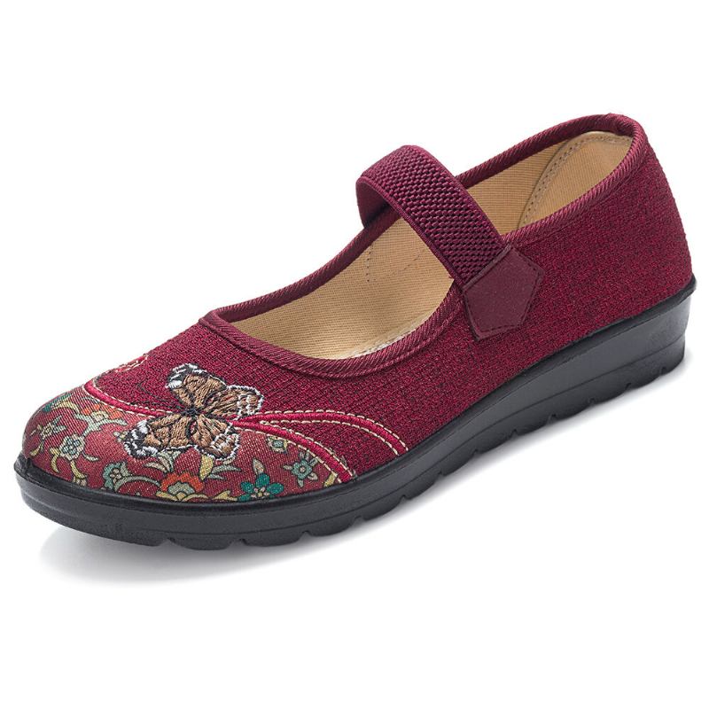 Kvinder Comfy Non-slip Elastisk Bånd Mary Jane Flade Loafers