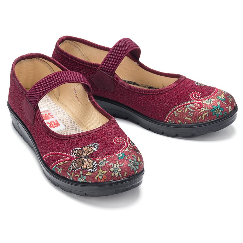 Kvinder Comfy Non-slip Elastisk Bånd Mary Jane Flade Loafers