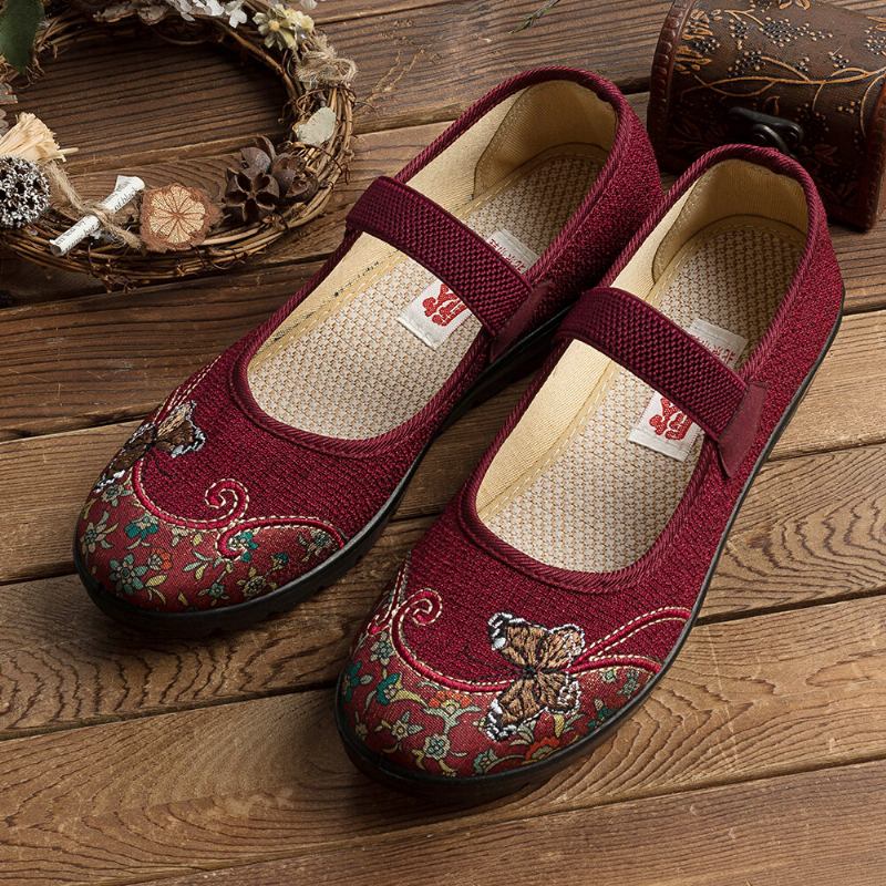 Kvinder Comfy Non-slip Elastisk Bånd Mary Jane Flade Loafers