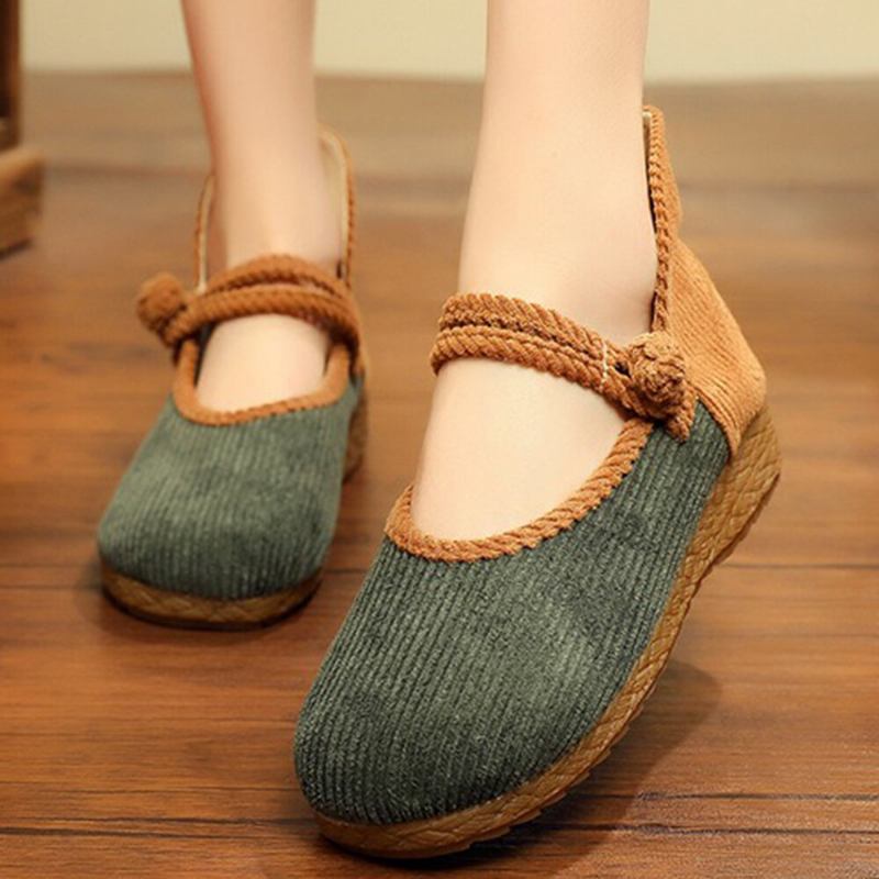 Kvinder Comfy Soft Sloe Edged Wide Fit Mary Jane Flade Loafers