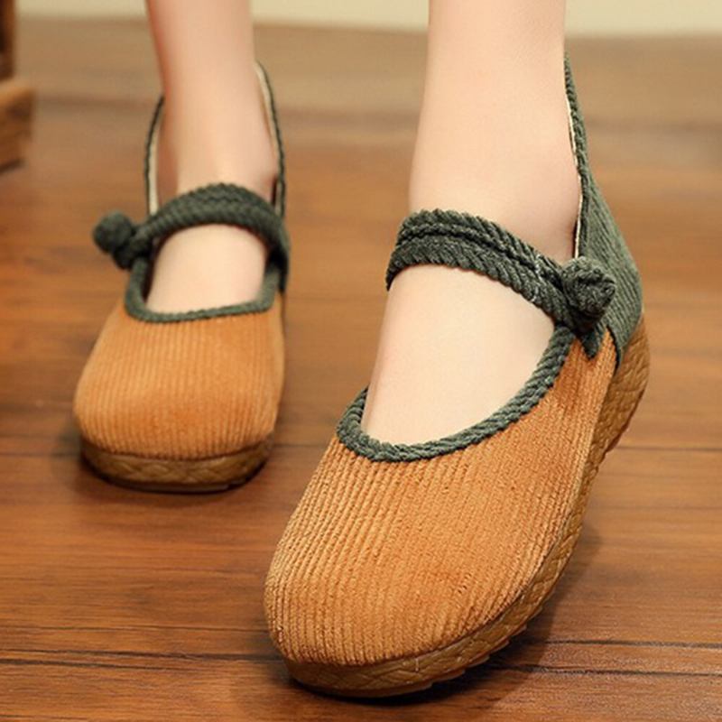 Kvinder Comfy Soft Sloe Edged Wide Fit Mary Jane Flade Loafers