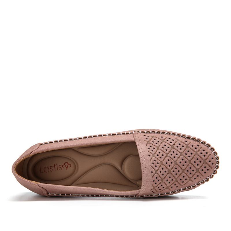 Kvinder Hollow Comfy Massage Blød Sole Casual Flats