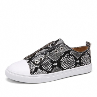 Kvinder Soild Color Studded Slip On Comfy Flats