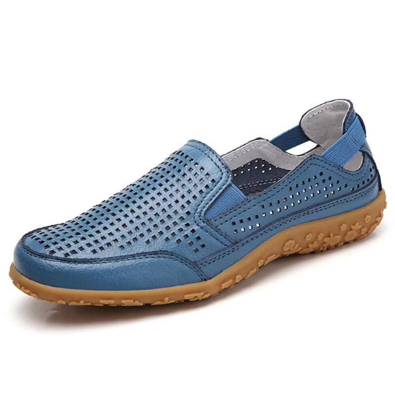 Kvinder Sports Comfy Hollow Slip On Flade Loafers