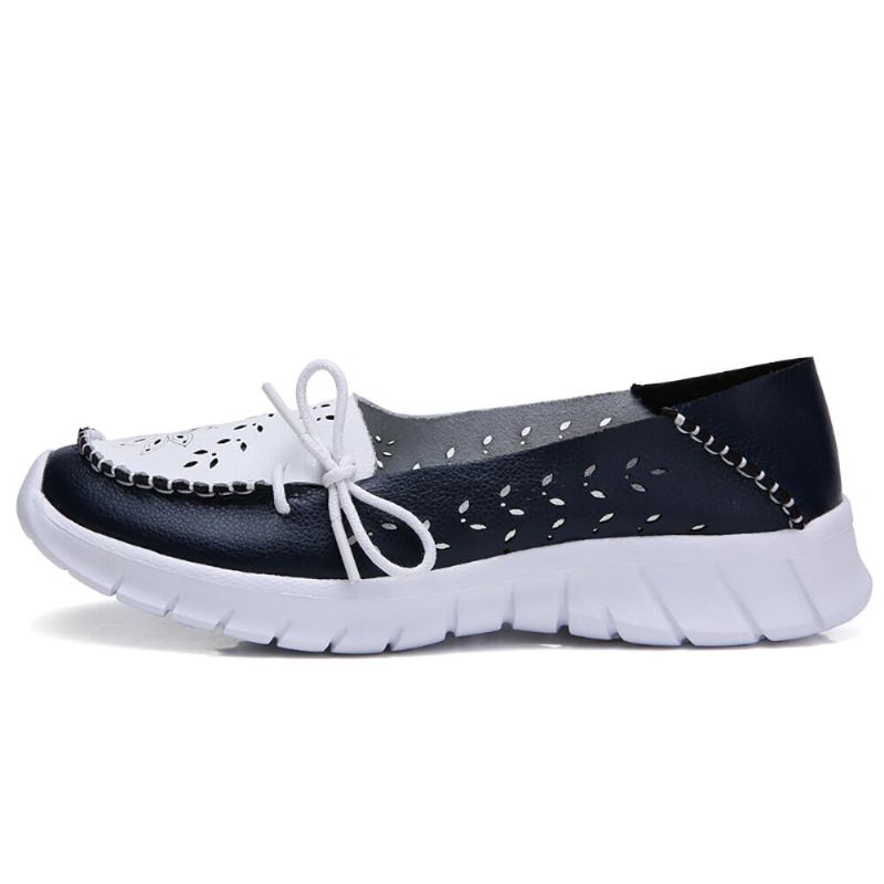 Kvinder Stricing Blomster Hule Sports Non Slip Casual Loafers