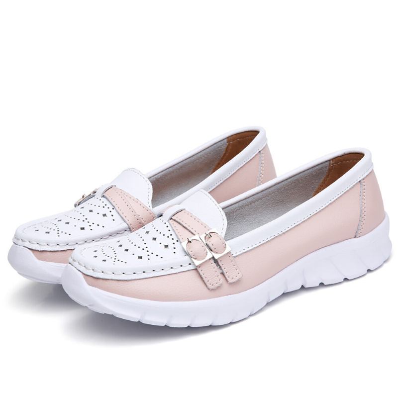 Kvinder Walking Hollow Skridsikker Casual Slip On Flats