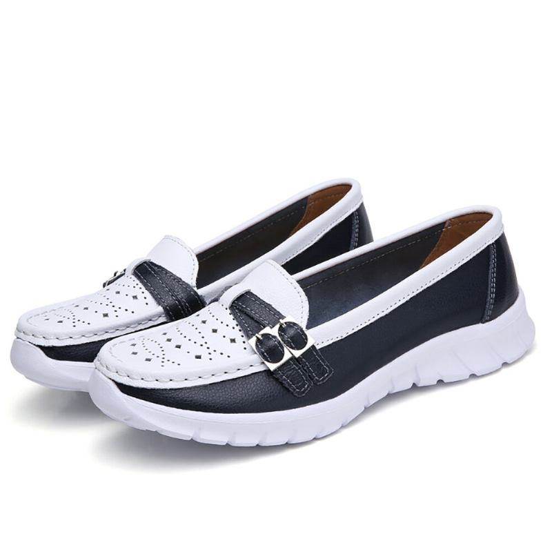 Kvinder Walking Hollow Skridsikker Casual Slip On Flats