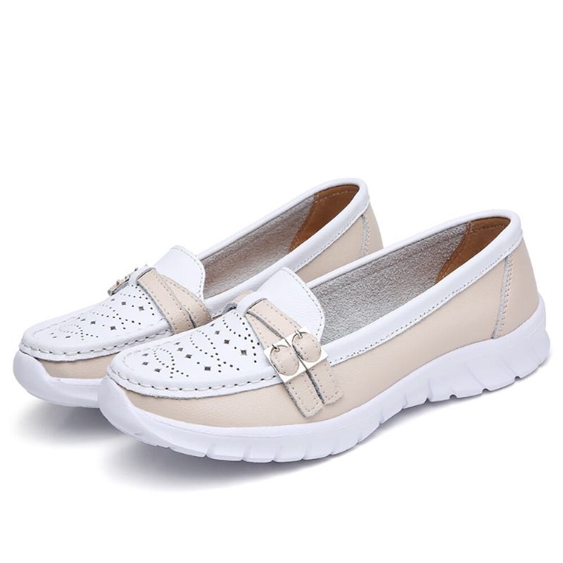 Kvinder Walking Hollow Skridsikker Casual Slip On Flats