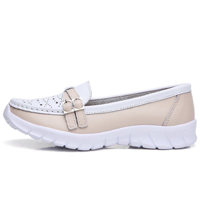 Kvinder Walking Hollow Skridsikker Casual Slip On Flats