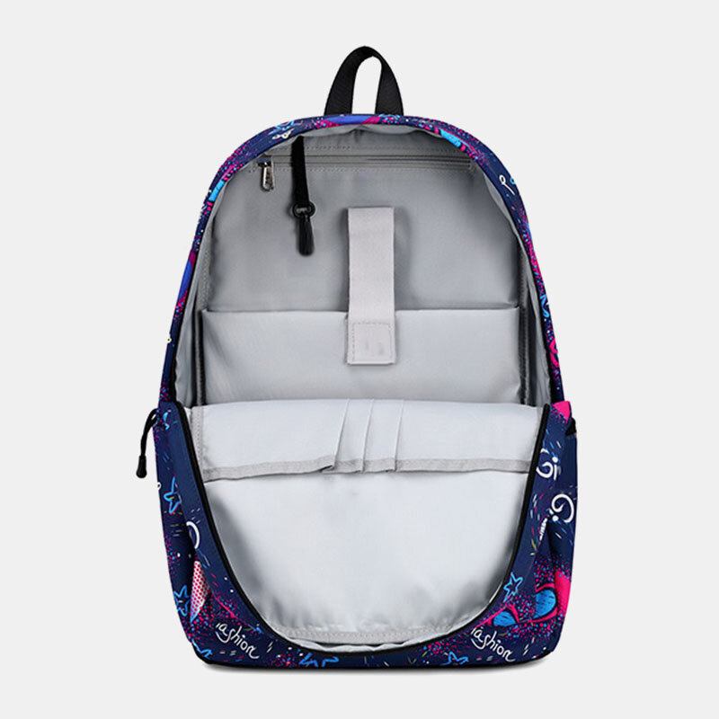 Love Pattern Skoletaske 15.6 Inch Laptop-rygsæk Rygsæk Daypack