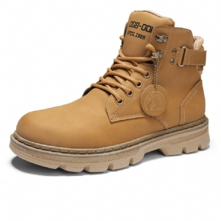 Mænd Classic Comfy Rund Toe Non Sip Outdoor Tooling Boots