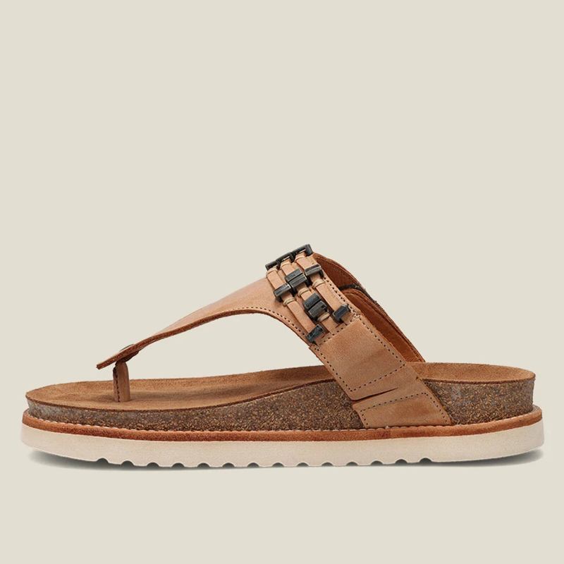 Kvinders Summer Seaside Beach Plus Størrelse Flip-flops Casual Hjemmesko