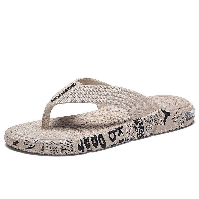 Mænd Åndbar Letvægts Blød Sål Flip Flops Casual Hjemmesko