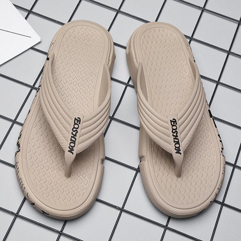 Mænd Åndbar Letvægts Blød Sål Flip Flops Casual Hjemmesko