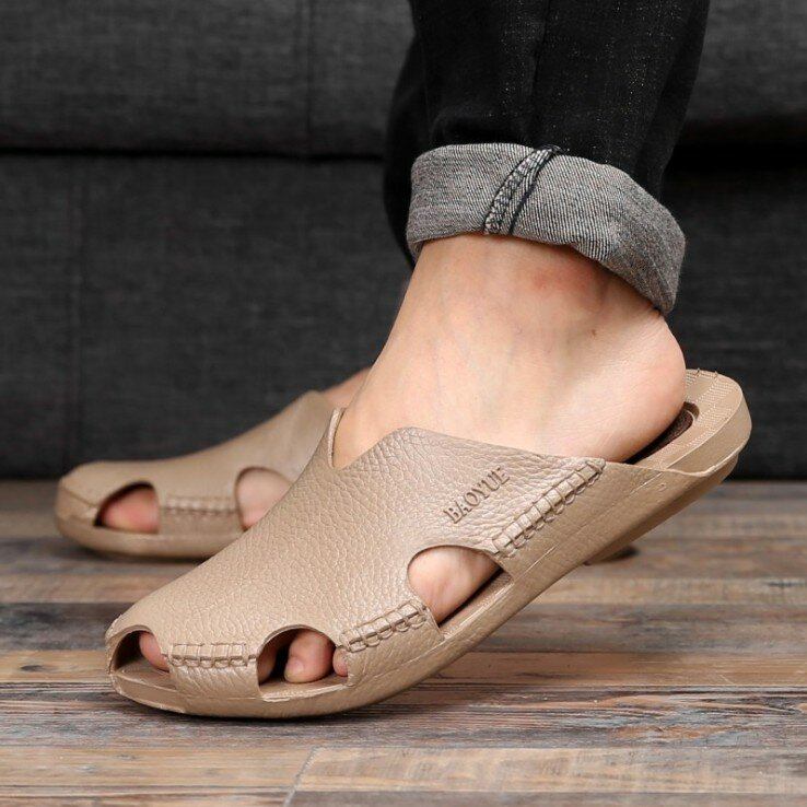 Mænd Casual Hjem Indendørs Slip On Hjemmesko