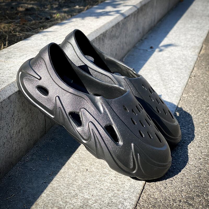 Mænd Hollow Out Åndbar Casual Slip On Outdoor Sko