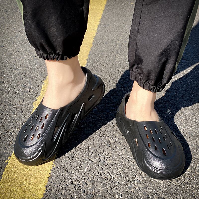 Mænd Hollow Out Åndbar Casual Slip On Outdoor Sko