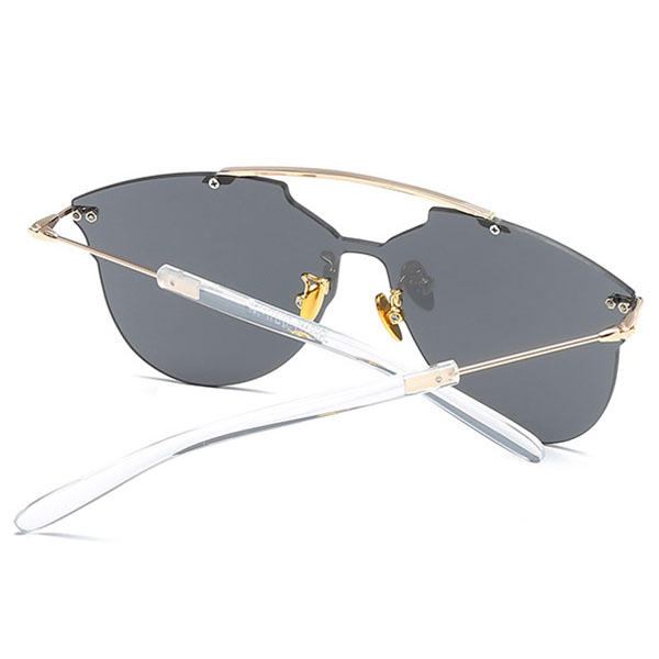 Mænd Kvinder Tyndt Metalstel Solbriller Casual Outdoor Anti-uv Hd Eyeglasses