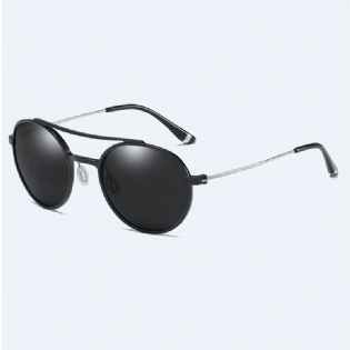 Mænd Kvinder Udendørs Afslappet Kørsel Polariserede Briller Klassiske Runde Solbriller