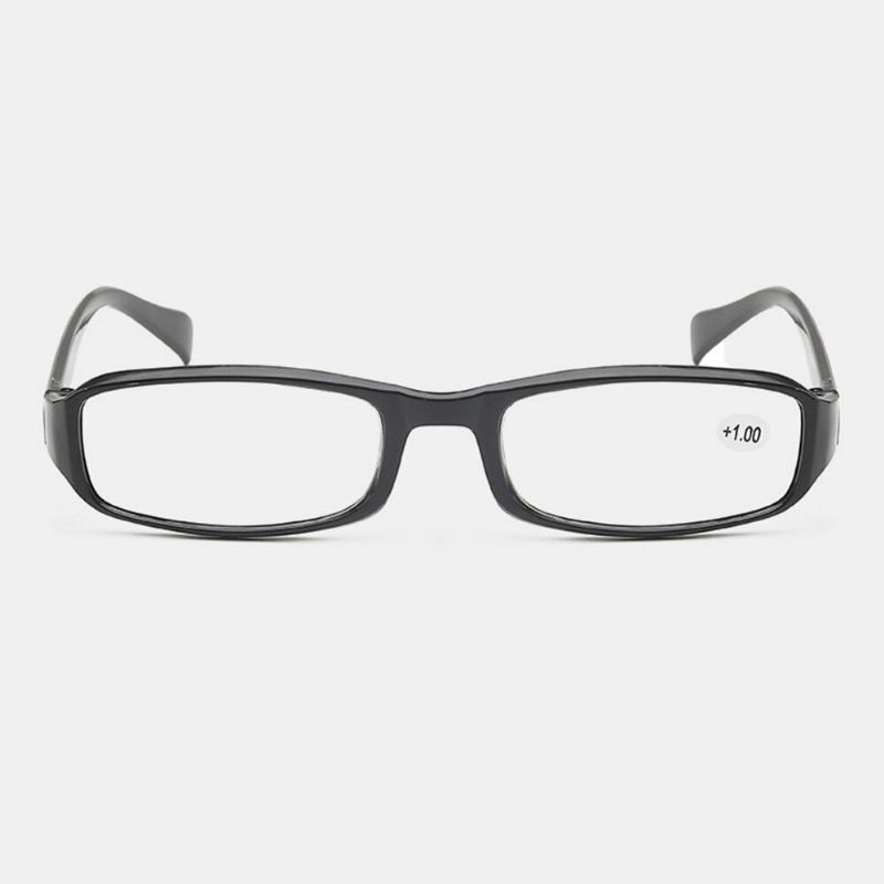 Unisex Full Frame Resin Len Læsebriller Bærbare Comfy High-definition Presbyopia-briller