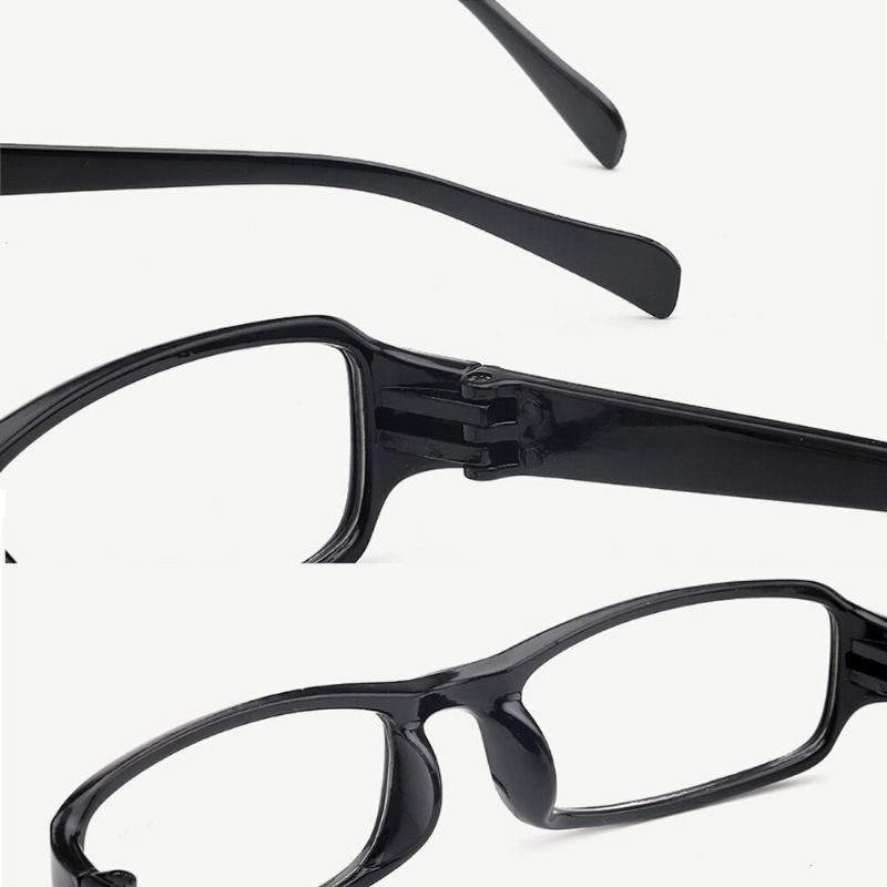 Unisex Full Frame Resin Len Læsebriller Bærbare Comfy High-definition Presbyopia-briller