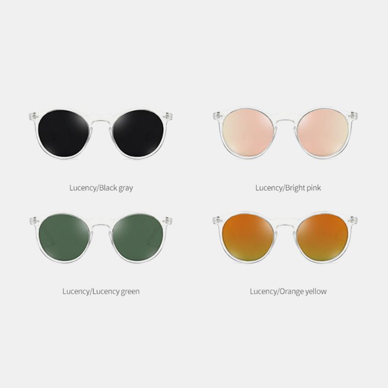 Unisex Gradient Lens Transparent Full Frame Polarized Uv Protection Coated Solbriller