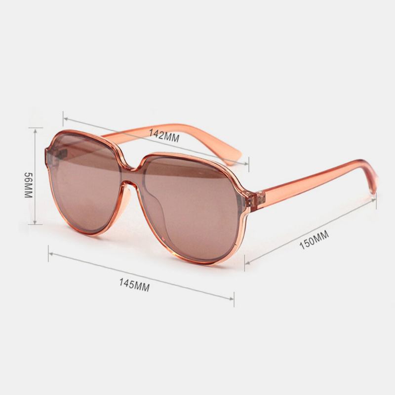 Unisex Square Full Frame Uv-beskyttelse Mode Simple Solbriller