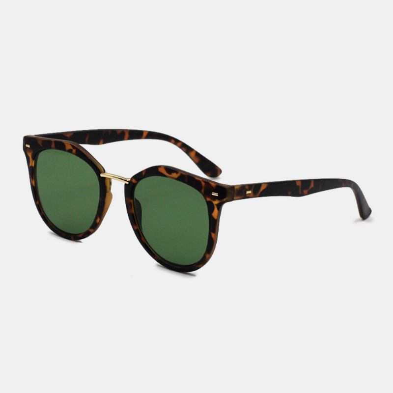 Unisex Tortoiseshell Square Full Frame Fashion Casual Uv-beskyttelse Solbriller