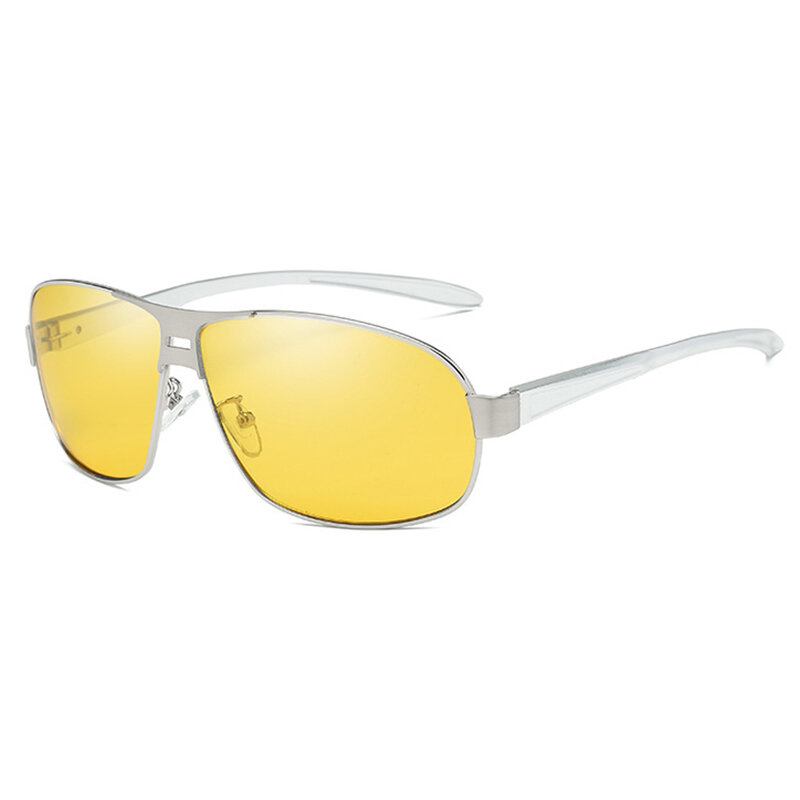 Unisex Vogue Vintage Metal Full-frame Anti-uv Solbriller Udendørs Kørsel Rejser Strandsolbriller